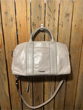 Rebecca Minkoff Neutral Taupe  Leather Satchel